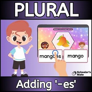 Plural: Adding '-es' Digital Resources
