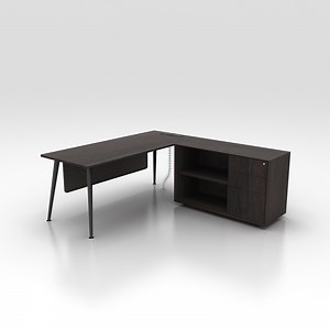 [Hot Item] High Quality Melamine Executive Desks L Shaped Modern Director Manager Desk