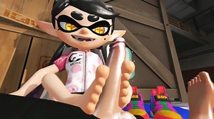 Splatoon Callie footjob