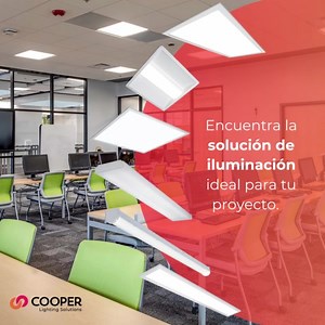 En Cooper Lighting Solutions contamos con un amplio portafolio de soluciones de iluminación comercial. Nuestro objetivo es proporcionar las mejores soluciones de iluminación para cada necesidad, garantizando un ambiente adecuado de iluminación para el desarrollo de cualquier actividad. #CLSMEX #CooperLightingSolutionsMex #IluminaciónComercial #iluminaciónparaoficinas Soluciones eficientes de iluminación. Conoce más de nuestras soluciones de iluminación comercial aquí: https://bit.ly/47xsBDR | Co