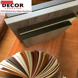[Hot Item] High Gloss Wooden Grain Solid PVC Melamine Edge Banding Tape