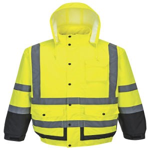 [Hot Item] Hi Vis Jackets Reflective Winter Adult Waterproof Work Clothes Safety Jackets with Reflective Tape