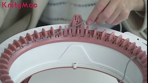 Knitting Machines, Round 48 Needle Knitting Machine, Knitting Looms & Boards Kit, Hand Sewing Tools for Adults, Kids, Beginners(48Q)