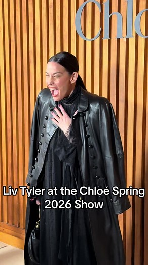 Liv Tyler Dazzles at Chloé Spring 2026 Show