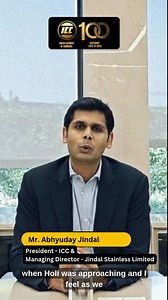 18 reactions · 3 comments | Mr. Abhyuday Jindal, President-ICC & Managing Director-Jindal Stainless Limited, wishes you a Happy Holi. #holi2025 #holi #IndianChamberOfCommerce Jindal Stainless | Indian Chamber of Commerce | Facebook