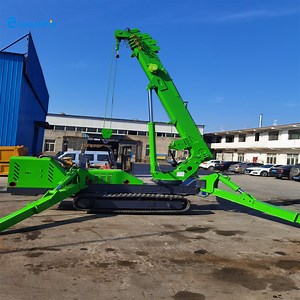 [Hot Item] 8ton Crawler Crane Lift Spider Crane with Telescopic Boom Diesel Engine