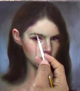 158K views · 4.5K reactions | I started this painting with raw umber and white to create a grayish base color still wet I applied a skin color and reddish accent to ended up with a balance between grayish and skin color. | Renso Art | Facebook