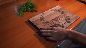 Personalized Cutting Board - Monogrammed Charcuterie Board Custom Engraved Wood - Christmas Gift for Kitchen Wedding Housewarming or Anniversary - Customized Cutting Board for Couples