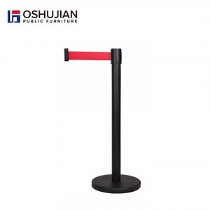 [Hot Item] Stand Queue Barriers Rope Stanchion Crowd Control Barrier with Retractable Belt