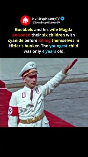 Goebbels Murdered His Six Children In 1945 🔴