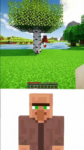 (Automatic Tree Cutting 🪓💀) Minecraft Villager Oi Oi Oi meme #shorts #minecraft #meme #viral