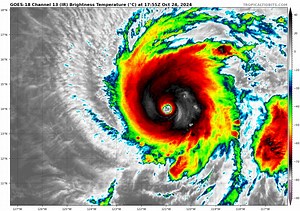BREAKING: Hurricane Kristy has become a Category 5 Hurricane, with maximum sustained winds of 160 MPH, and a pressure of 926 MB in the eastern Pacific Ocean. This is the STRONGEST hurricane of the year in this basin. | Meteorologist Max Velocity