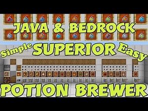 The Superior Potion Brewer For Java & Bedrock!!! (Easy & Simple) [Minecraft 1.20]