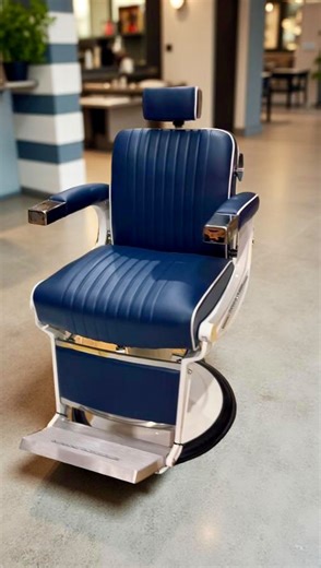 Joiken on Instagram: "Step into the stylish world of the unique Takara Belmont blue Apollo Barber Chair! This exceptional piece is a special order crafted exclusively for a salon in Australia, bringing a touch of elegance and sophistication to the barbering experience. Contact us today to find out more."
