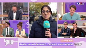 Allô le doc : Avaler un médicament, mémoire... Vincent vous répond - Bonjour ! | TF1+ Belgique 🇧🇪