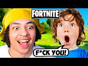 Fabss HILARIOUSLY Trolls Kids On FORTNITE