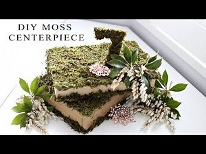 DIY MOSS BOOK CENTERPIECE | DECORATION