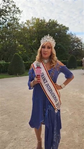 Chateau du Clos Luce in the Loire Valley in France, was the location where the legendary Leonardo da Vinci lived for the last three years of his life. We toured this beautiful chateau and the Parc Leonardo da Vinci, organized by CMG Paris Fashion Week. I wore and modeled an exquisite blue crochet dress by Fashion Designer Lacie Cupani of Cupani Fashion during the awesome photoshoot. I wore my crown and sash as the current Ms Asia France International 2023-2024, by International Celebrity Paris A