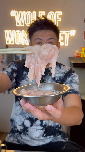 Vincent Yeow Lim | How to double your chicken and tenderise it at the same time. You can use this for all types of stir frys, deep fry and basically all my... | Instagram