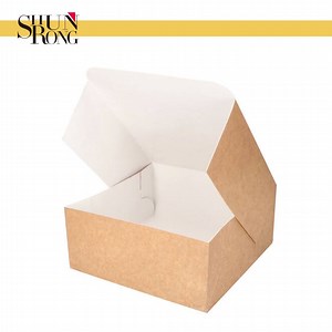 [Hot Item] Easy-Open Kraft Dessert Boxes - Bulk for Bakeries