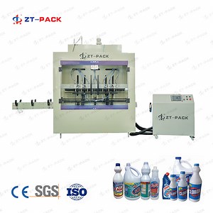 [Hot Item] Corrosive Liquids Plastic Material PVC Filler Automatic Chlor Filling Machine for Toilet Cleaner Bowl
