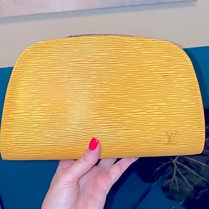 Louis Vuitton DOWN FROM $350!🎉LV Epi Yellow Clutch or Travel Case
