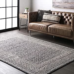 nuLOOM Elodie Distressed Diamonds Accent Rug, 2x3, Grey