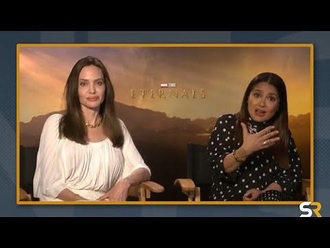 Angelina Jolie & Salma Hayek Interview: Eternals