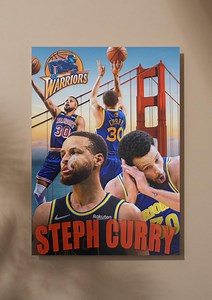 Steph Curry Digital Print | NBA Poster - Etsy