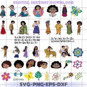 Encanto Svg Bundle, Encanto Printable Vector Designs, Encanto Png, Cut File Cricut - Etsy