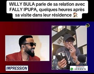 Willy Bula parle de sa relation avec Fally Ipupa | Les stars congolaises-DRC