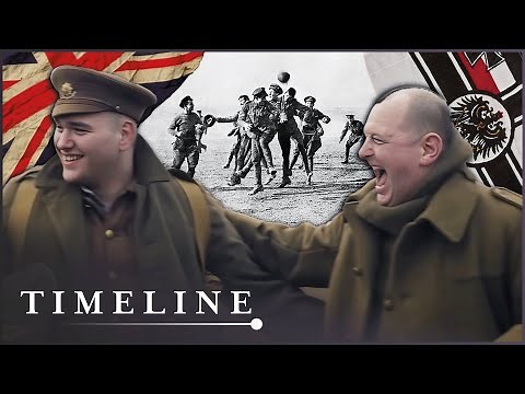The Frontline Football Match Between Britain And Germany | WW1 Christmas Truce