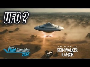 I found a UFO in FLIGHT SIMULATOR 2024 👽 SKINWALKER RANCH ultra graphics