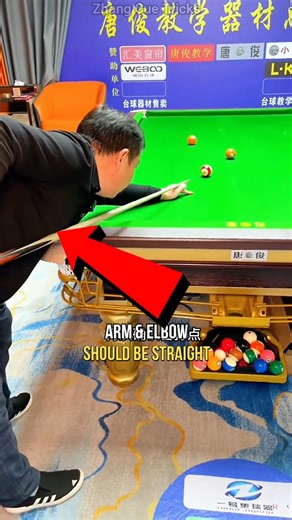 14K views · 119 reactions | Linement of arm and cue stick is important #reels #billiards #snooker #pool #trickshot #billiardschallenge #8ball #9ball #8ballpool #billiardsclub #billiardspool | Zhang Cue Tricks | Facebook
