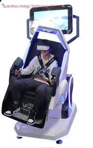 [Hot Item] Arcade Dynamic Vr 9d Chair 360 Degree Fully Rotation Virtual Reality Shooting Vr Roller Coaster Ride with CE RoHS