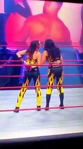 Cassie Lee and Jessica McKay entrance