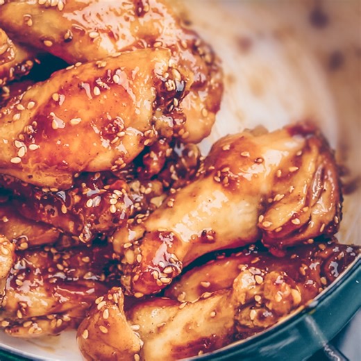 Baked Sesame Chicken Wings