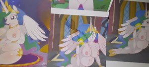 Princesse Celestia (MLP) SoP Cum Tribute