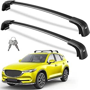 220lbs Roof Rack Cross Bars fit for Chevy Tahoe, Chevrolet Suburban, GMC Yukon, Escalade & ESV 2015-2020, Adjustable Heavy Duty Aluminum Luggage Rooftop Cargo Carrier