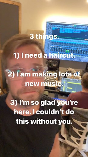 1.5K views · 253 reactions | Lots of new music coming. Working hard to get songs out soon. Thank you for being here with me. | Josh Wilson | Facebook