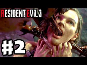 Resident Evil 3 Remake - Gameplay Walkthrough Part 2 - Jill Infected with Parasites!