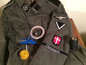 WWII German Reenacting: Waffen-SS Tunic Insignia Tutorial