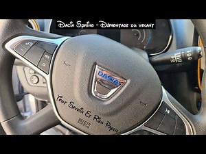 Dacia Spring - Steering Wheel Removal