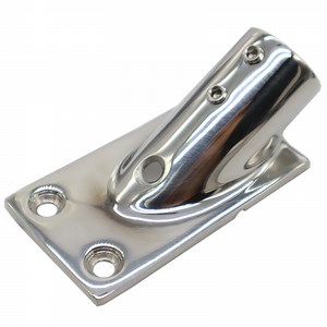 [Hot Item] 30 Degree Marine Boat Hardware Rectangular Pipe Stanchion Base Handrail Fittings