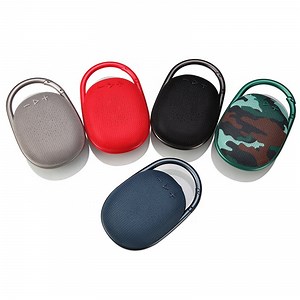[Hot Item] Wireless Clip 4 Portable Mini Speakers Outdoor Sports Sound Waterproof bluetooth Speaker with Hook Hands-Free