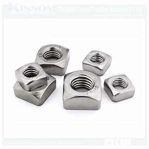 [Hot Item] Stainless Steel 304 Square Metric Nut/A2-70 Nut/Bolt and Nut/Welding Nut