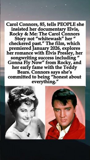 Carol Connors on Her Elvis Documentary: “Please Don’t Whitewash Me” #CarolConnors #ElvisPresley