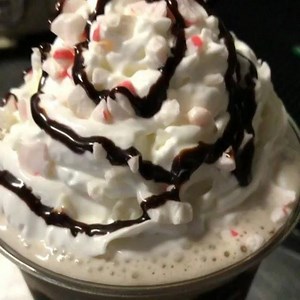 Peppermint mocha frappe #thepinkcastle408swg | The Pink Castle Jäva Cafe | Facebook