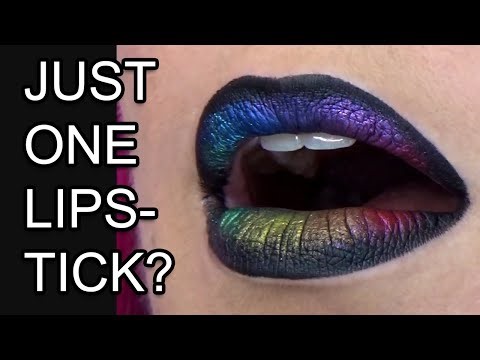Rainbow lips tutorial – the easy way out!