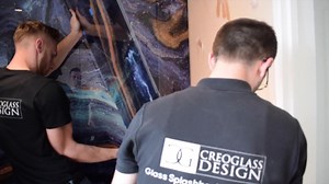 2.6K views · 46 reactions | THE BLUE ONYX Create a stunning shower space with a wide range of ®CreoGlass shower splashback designs #bathroomdesign #bathroominspo #bathroomgoals #bathroomideas #bathroominspiration #bathroomdecor #bath #bathroomremodel #masterbath #luxurybathroom #bathroominterior #bathtub #bathroomstyle #bathroomrenovation #bathrooms #masterbathroom | CreoGlass | Facebook